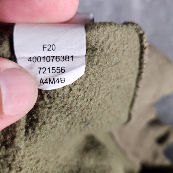 THE NORTH FACE Hoodie Mens Large Green Pullover Spell Out Logo Kangaroo Pocket - Picture 10 of 15